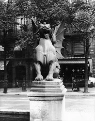 Chimäre vom St. Michel-Brunnen, Paris, ca. 1860